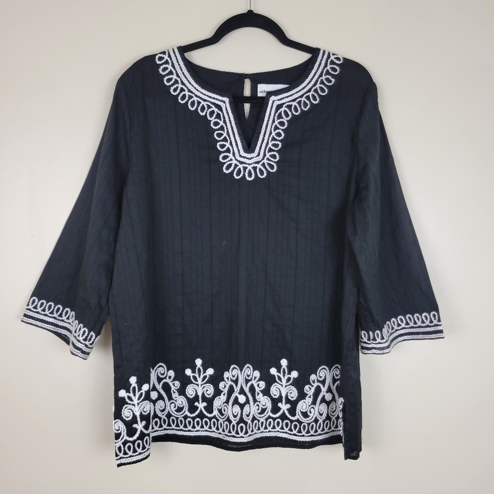 Alfred Dunner Embroidered Blouse